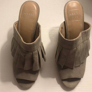 Wedge Heeled Mules-Kaari Blue Ava